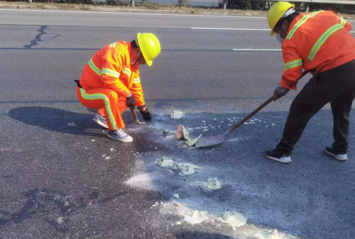 松北公路下沉注浆加固